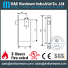 Passage en acier inoxydable serrure de mortuation pour la porte swing-ddml003