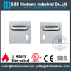 Acier inoxydable 304 Handle de levier Profil en euro sur plaque carrée 170x170 mm pour la porte en acier -ddtp001