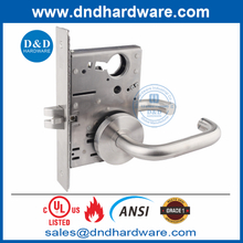 Serrure à mortaise de porte de passage en acier inoxydable 304 UL ANSI Grade 1-DDAL01 F01