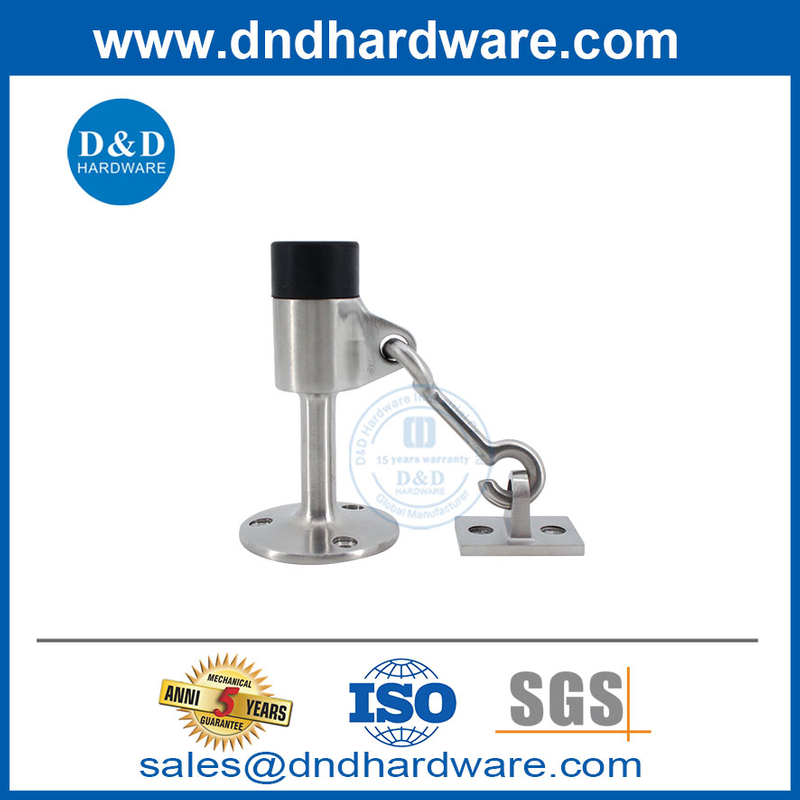 Bouchons de mur de porte en acier inoxydable Stoppers de porte de sécurité pour le marché britannique-ddds038