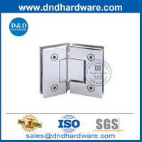 Types de porte de douche en acier inoxydable à 135 degrés / en laiton Hinge en verre Hinge-DDGH003