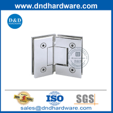 135 degrés en acier inoxydable Types de portes en verre sans cadre Hinges-DDGH003