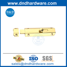 Boulon de porte en canon de 6 pouces d'or polonais pour porte extérieure de maison-DDDB017