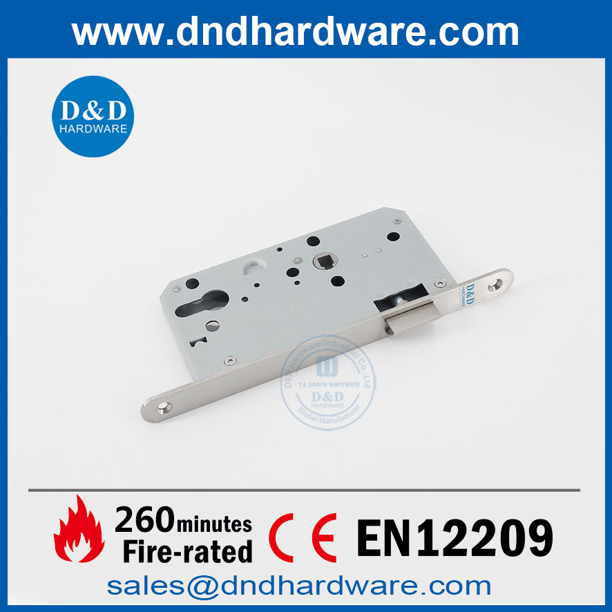 Types de verrous de porte CE en acier inoxydable 6072 Verrouillage clé Passage de pas de porte verrouillage du verrouillage-ddml011r 