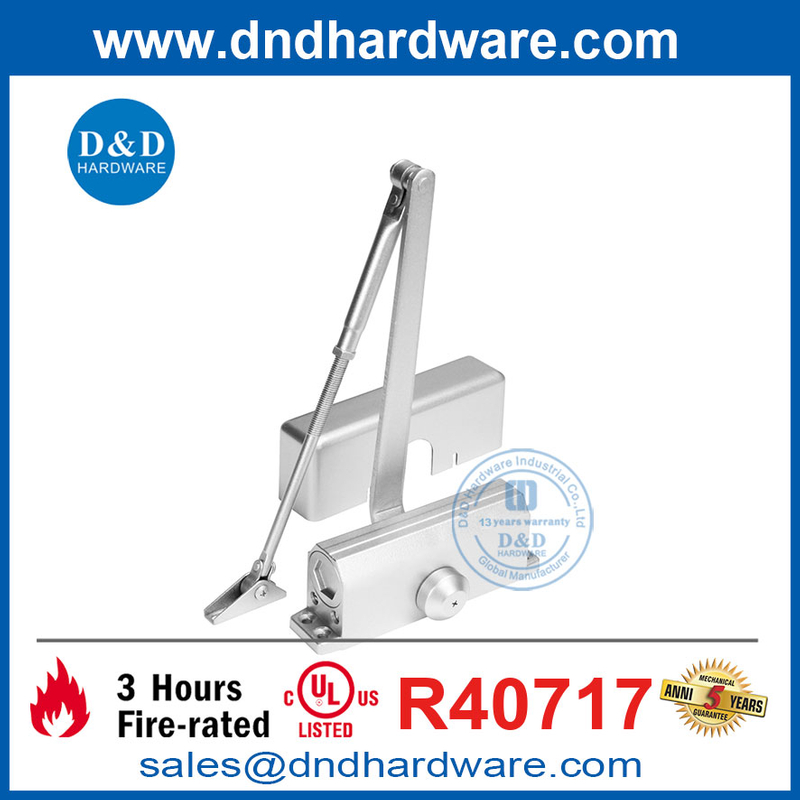 UL Parallel Arm Instruction Hourde Swing Door plus proche pour la porte externe-DDDC032