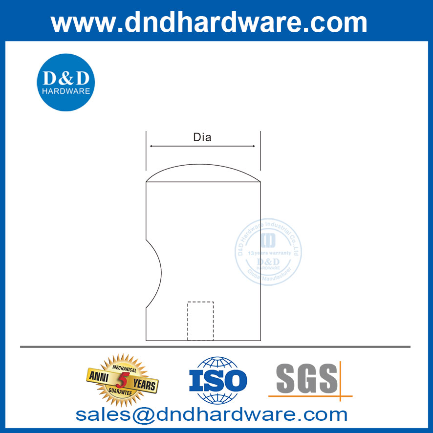 Hardware d'armoire de cuisine SS304 Datoir de commode de meubles Pullages -ddfh007