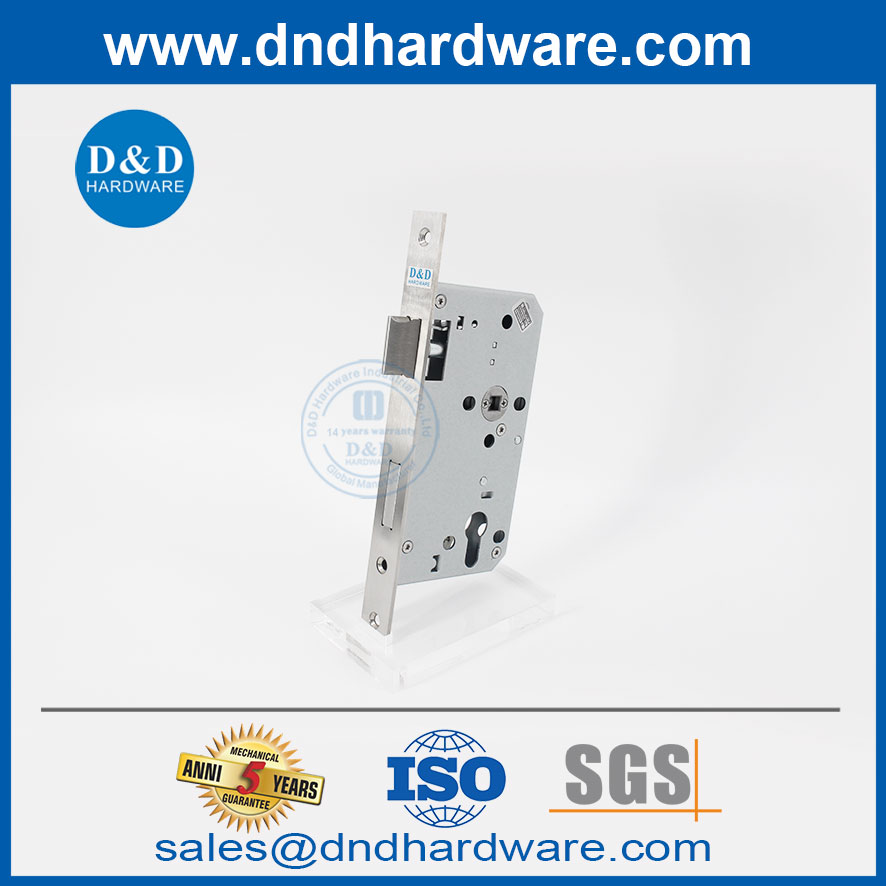 Acier inoxydable un tour d'urgence mortelle à la porte à l'intérieur de la porte de porte de porte Lock-ddml009-e 