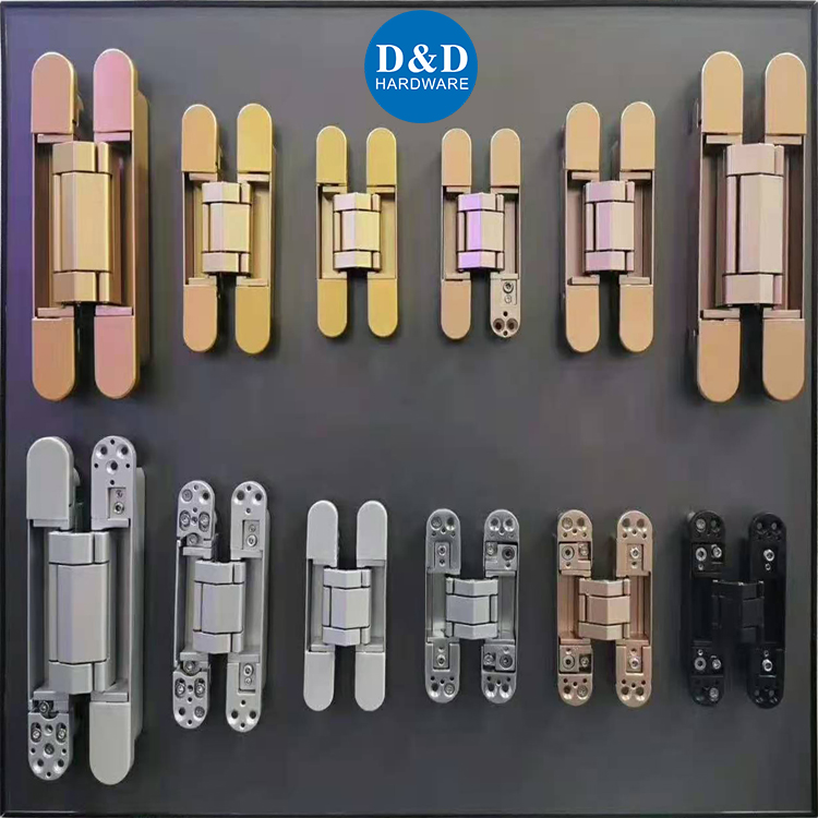 Types de charnières pivot
