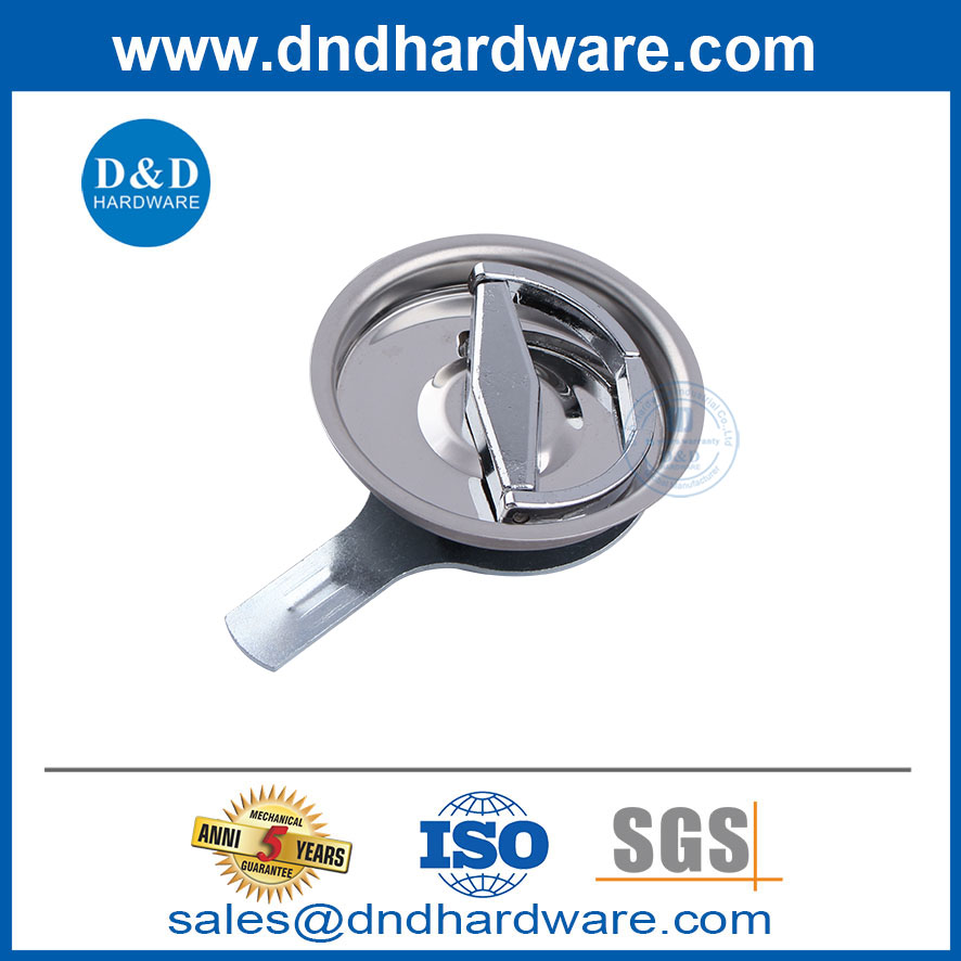 Acier inoxydable 304 Panneau Handle en alliage de zinc Fire Fiche Armoire à moulinet Lock-DDA001