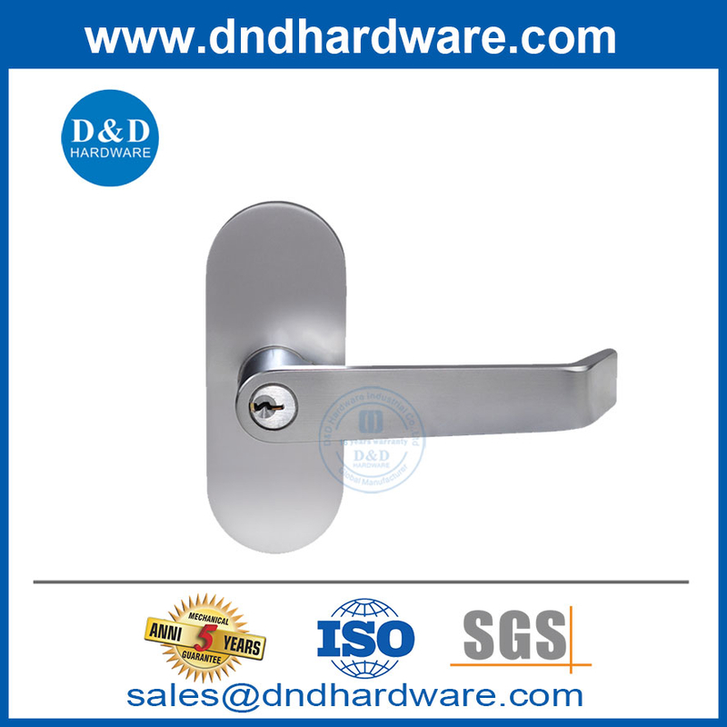Trim de levier en acier inoxydable en alliage en alliage en alliage pour le feu ou porte en bois-DDPD042