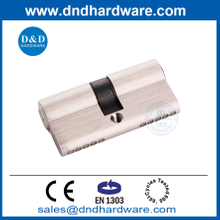 Profil Euro EN1303 60 mm Cylindre de serrure en laiton solide à double clé pour les portes domestiques-DDLC003
