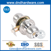 Silver Color Best Knob Lockset Sett en alliage de zinc pour les portes extérieures-ddlk048