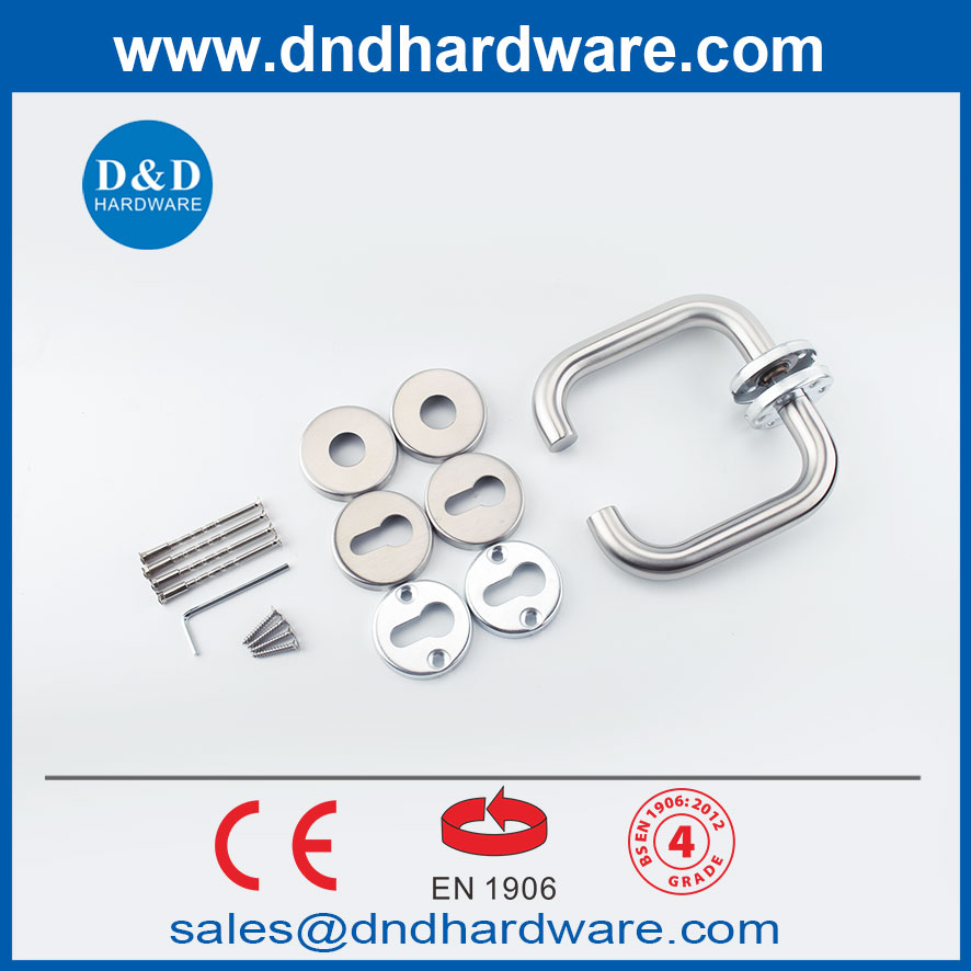 53 mm rond Euro Keyhole Escusheon en tacon en acier inoxydable-Ddes007