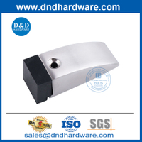 Porte de chambre montée sur sol en acier inoxydable Stopper-ddds013
