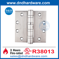 UL LISTÉ SS316 NRP NRP Heavy Duty Duty Mortise Hinge for Commercial Building-DDSS004-FR-4.5x4.5x4.6