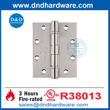 Ul Ball Bearing Porte Hinge en acier inoxydable Fire de porte de chambre à coucher nominale DDDSS006-FR-5X4X3.4