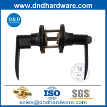 Matt Black Interior Porte Handle Lever Lockset pour appartement-ddlk094