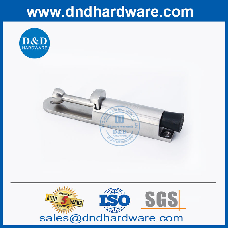 Bustper de porte à printemps en acier inoxydable sur la porte-ddds034