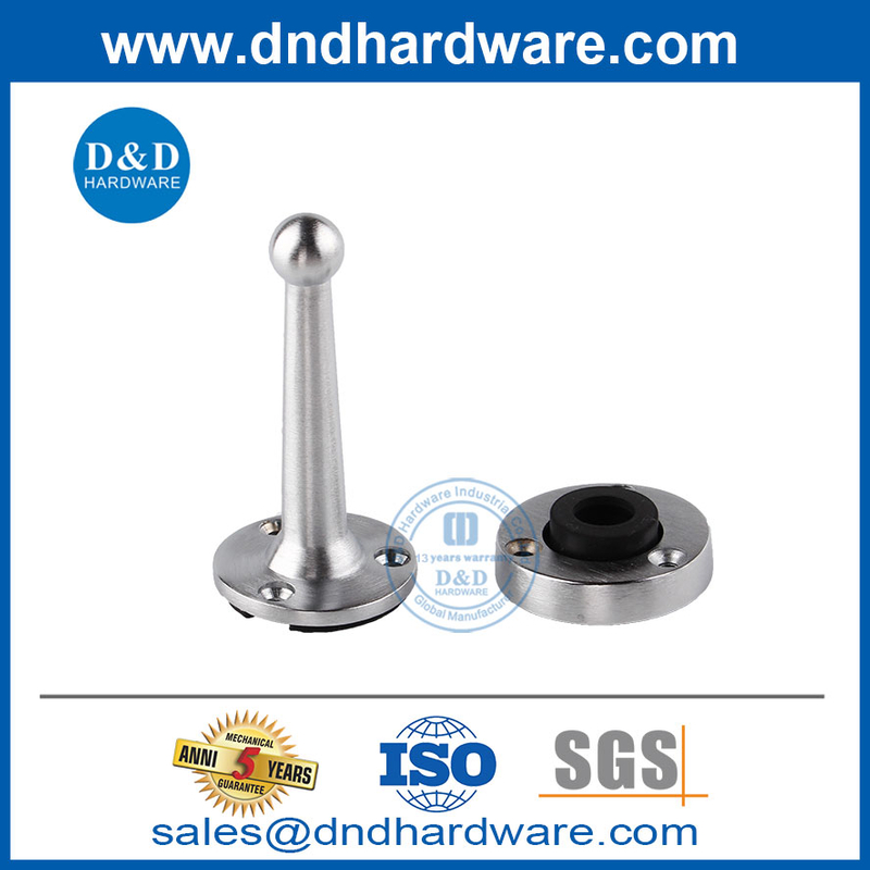 Satin contemporain chrome zinc alliage high-porte stopper-ddds021