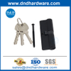 Cylindre en laiton de haute qualité 80 mm Double Keys Factory Black Door Lock Cylinder-DDLC003