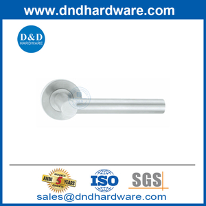 Leviers de poignée de porte en acier inoxydable poignée de porte commerciale-DDTH017