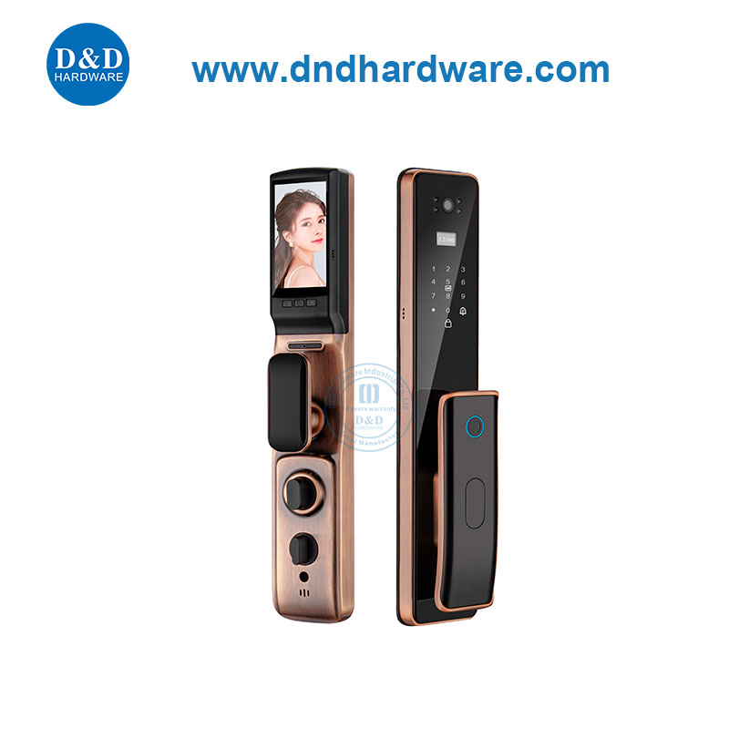 Empreinte électronique numérique à distance verrouillage de porte intelligente avec appareil photo-ddel011