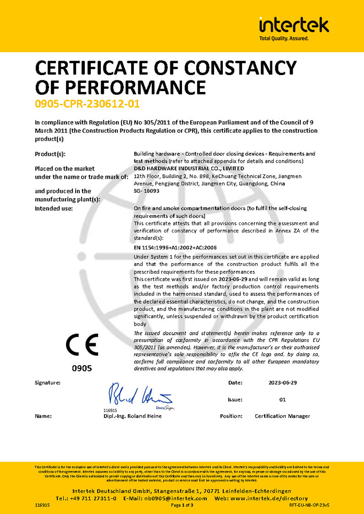 CE PORTER CLOST -DDDC014 