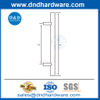 Poil de porte d'entrée poignées en acier inoxydable Black en verre Poiglettes-DDPH031