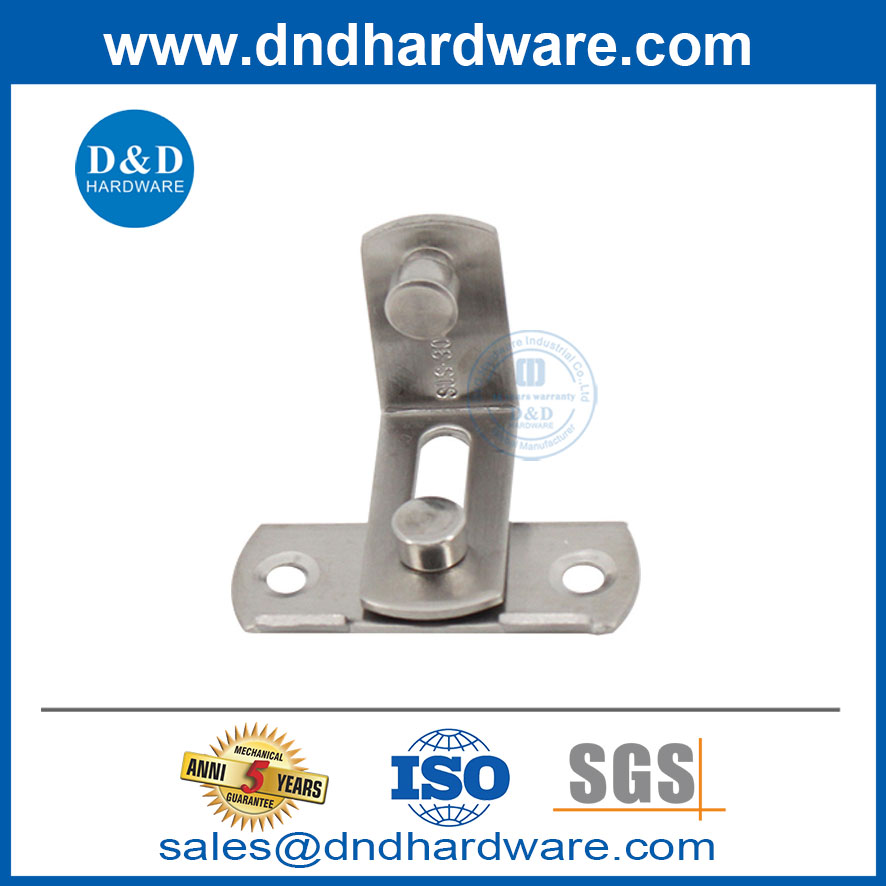 Crank Type Hotel Home Security Door Garder Lock en matériau en acier inoxydable-DDDG015