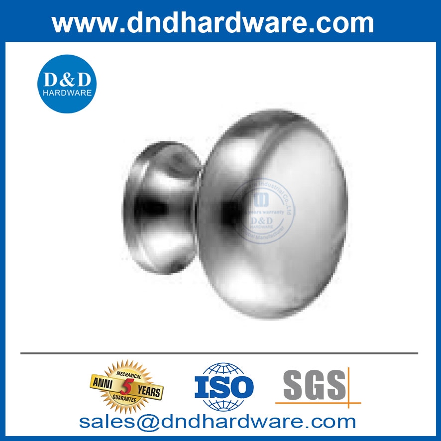 Porte d'armoire de cuisine en acier inoxydable tire les boutons de commode moderne-ddfh066