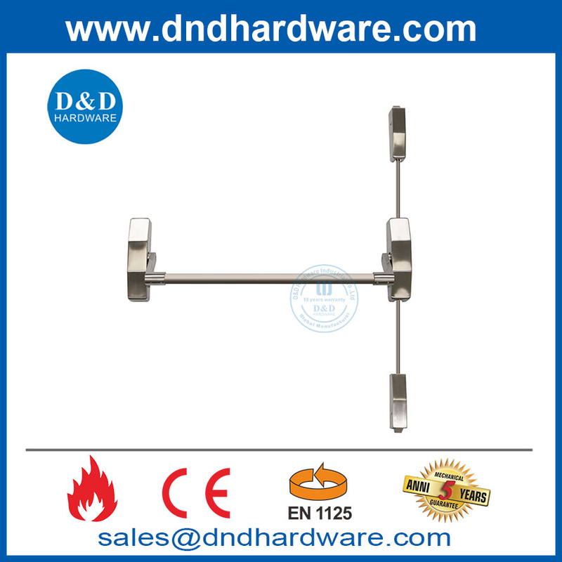 CE Fire noté Escape Emergency Exit Porte Push Bar Panic Cross Barrs-DDPD048