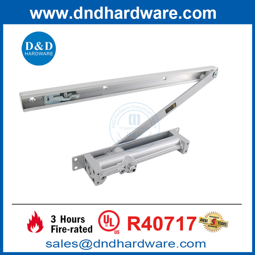 UL Listé Fire Classé Fire classé silencieux cachée à la porte au-dessus de la porte Closer-DDDC055