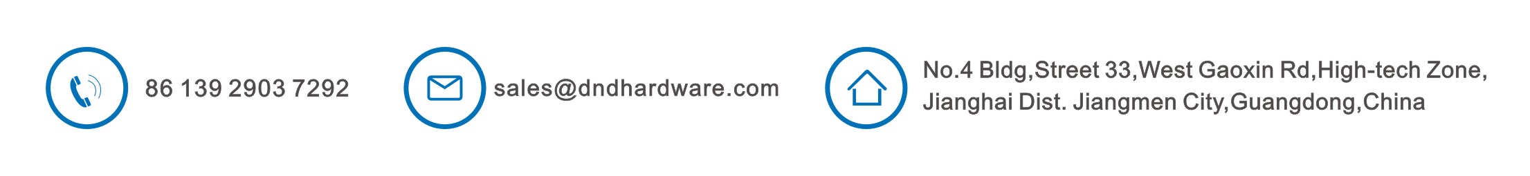 contactez D & D Hardware