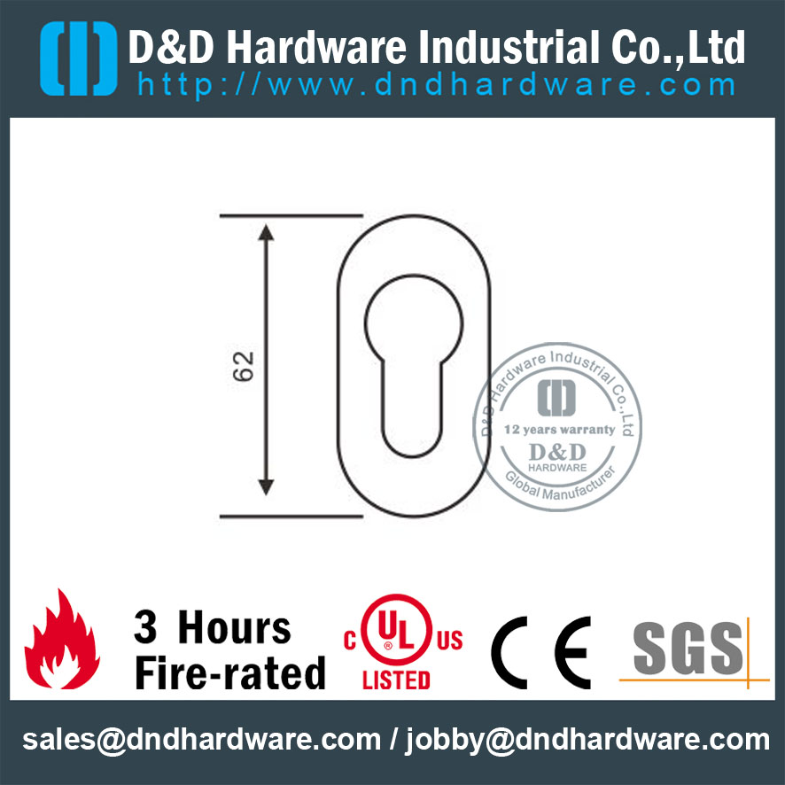 Rosace ovale-D & D Hardware