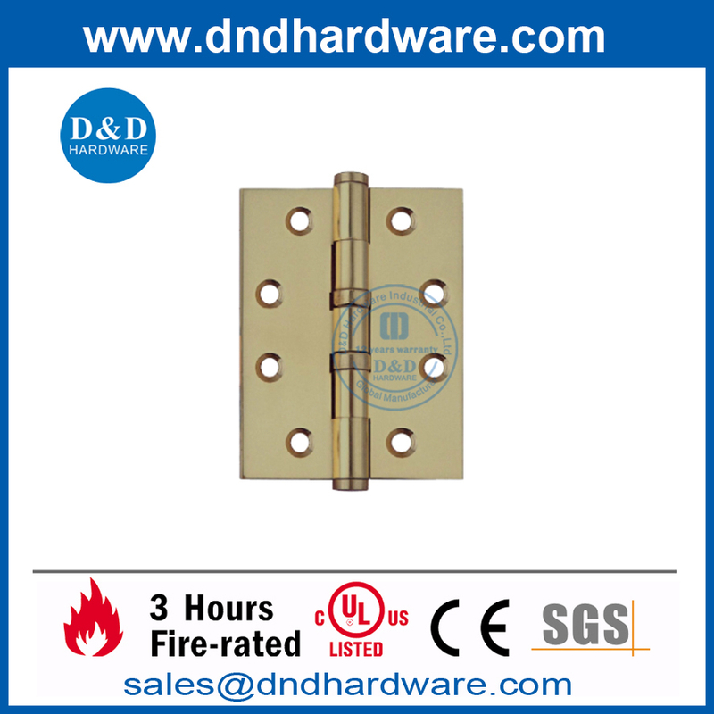 Charnière de porte intérieure à double bille en laiton massif-DDBH005