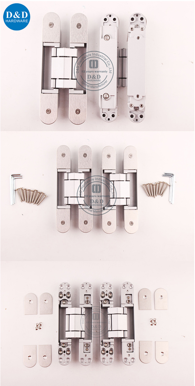 Hinges de porte dissimulées