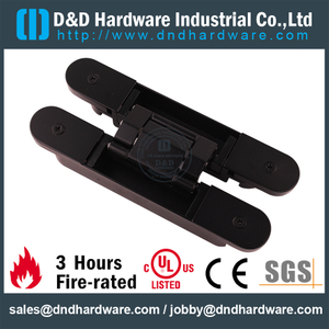 Ponçage noir couvercle noir lourd 3D Hinge dissimable réglable pour l'immeuble de bureaux DDCH008-G80