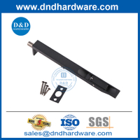 Acier inoxydable 8 pouces mate noire de porte en bois à chasse d'eau à floraison DDDB001