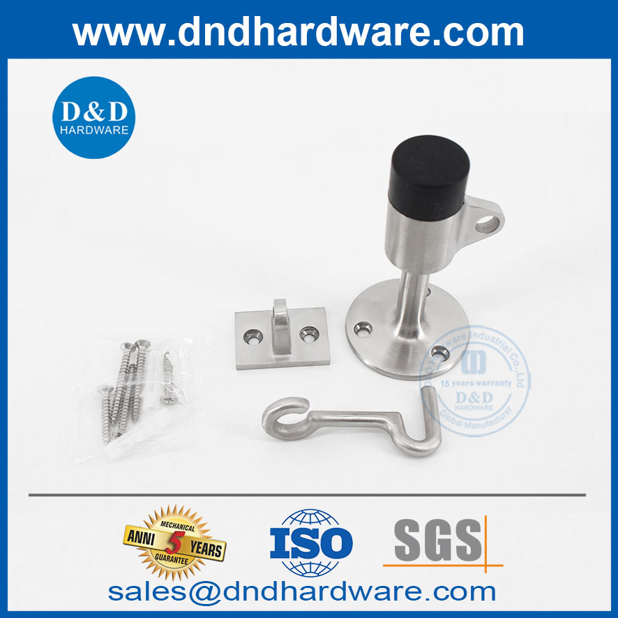 Bouchons de mur de porte en acier inoxydable Stoppers de porte de sécurité pour le marché britannique-ddds038