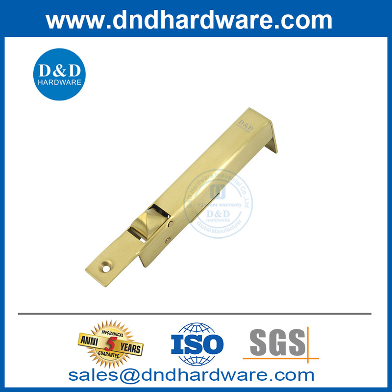 SS304 Satin en laiton latérale Boulon de porte automatique pour la porte métallique-DDDB023