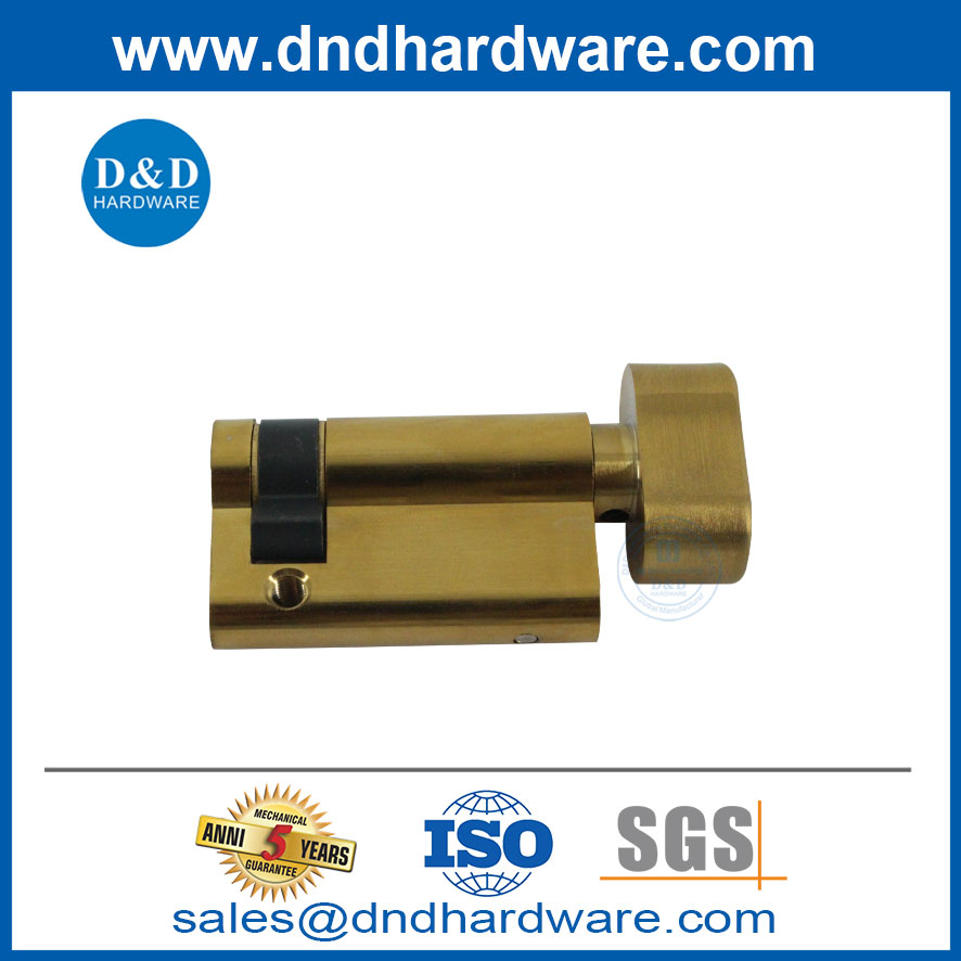 Porte de salle de bain sans clé Small Euro Brass Malon Cylindre Cylindre - DDLC009