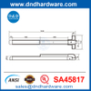 UL305 ANSI Barre de panique de porte commerciale en acier inoxydable de bonne qualité pour portes-ddpd025