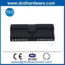EN1303 60 mm Double porte Cylindre Black Black Solid Mortise Lock Cylinder-DDLC003