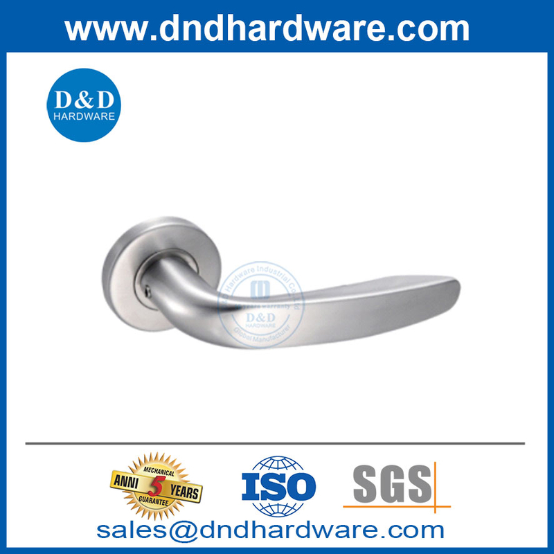 Poignée de porte intérieure en acier inoxydable pour métal et porte en bois-DDTH038