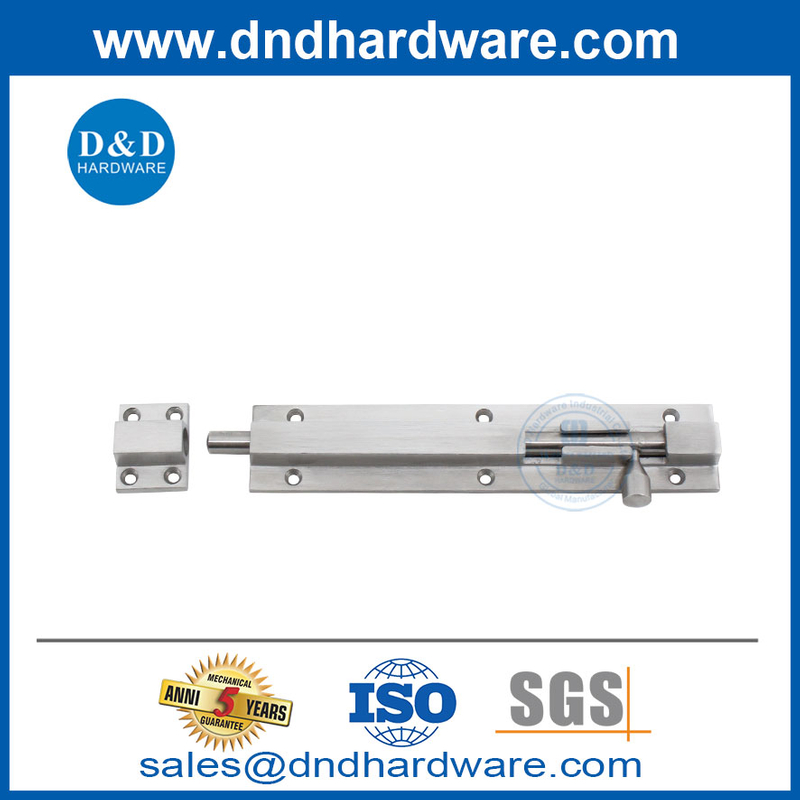 Boulons de sécurité en acier inoxydable serrure de boulon de canon pour la porte commerciale du bâtiment-DDDB035