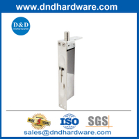 Boulon de porte en bois en laiton argenté Boulon à chasse d'eau automatique pour l'hôtel-ddb034