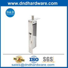 Boulon de porte en bois en laiton argenté Boulon à chasse d'eau automatique pour l'hôtel-ddb034