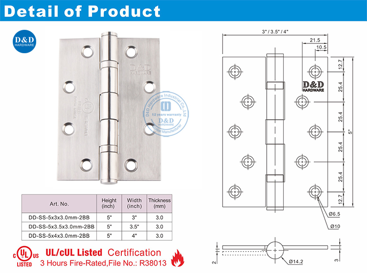 UL Hinge-DDSSS005-Fr 