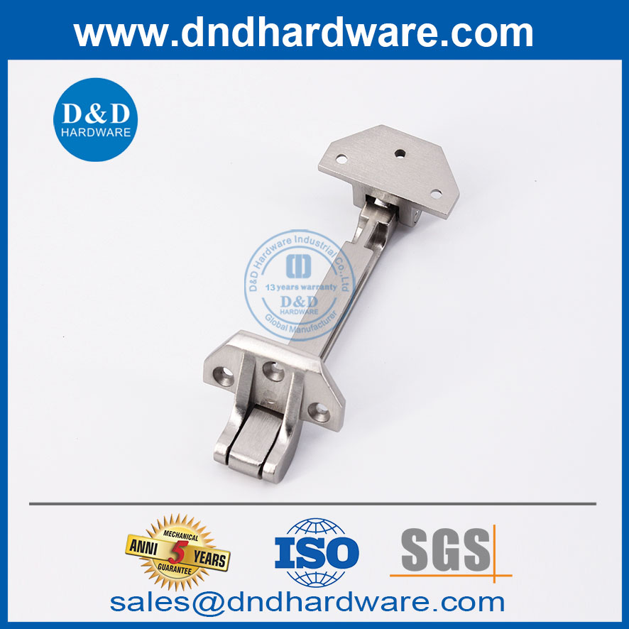 Vendre à chaud Zinc Silver Satin Nickel Door Gard pour la porte extérieure-DDDG009
