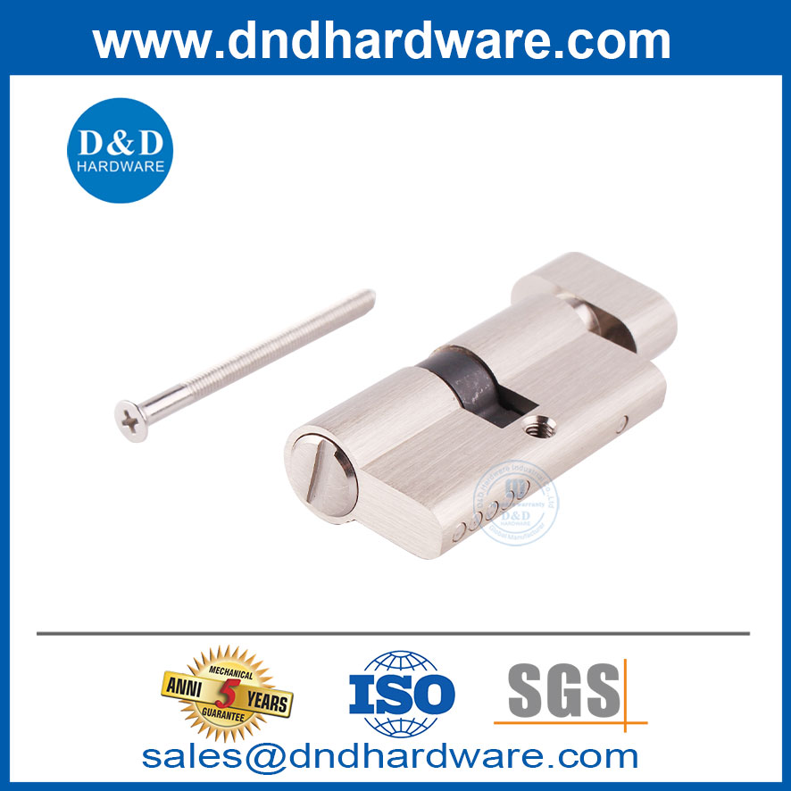 Euro Solid Brass Double Keys Cylinder Security Anti Drill 60mm Door Lock Cylinders-DDLC007